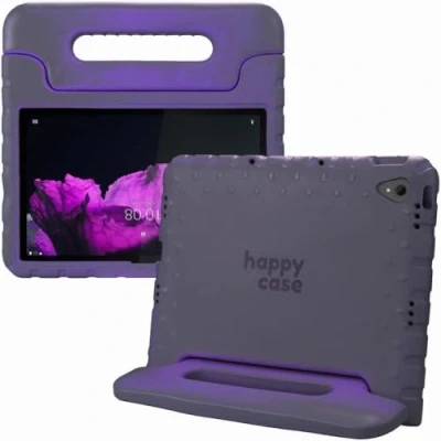 Abbildung von HappyCase Kinder Tablet Hülle Geeignet für Lenovo Tab P11 / Plus Kinderfreundliche Schutzhülle Kinderhülle mit Griff und Ständer Lila