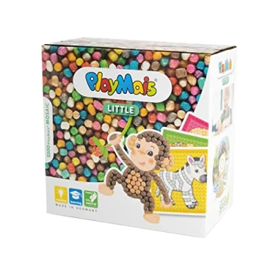 Abbildung von PlayMais Kreativset Bastel Kreativität MOSAIC LITTLE ZOO ab 3 Jahren 160180