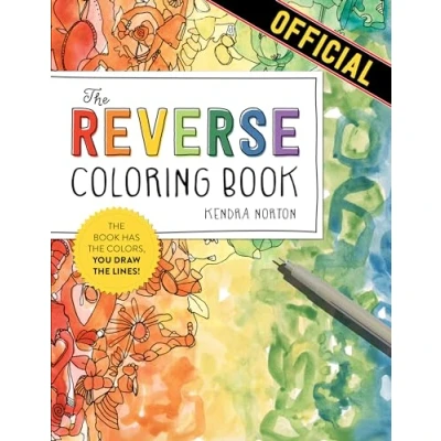 Abbildung von the Reverse Coloring Book™: Book Has Colors, You Draw Lines!