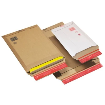 Abbildung von COLOMPAC Versandtasche 20 Versandtaschen CP010.04 aus Wellpappe 25x35,1cm