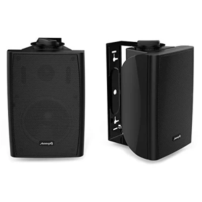 Abbildung von Audibax Elipse 6 Altavoces Con Soporte Pared 6&quot; 2 Vías 50W RMS. Negras.Pareja