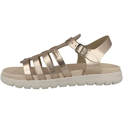 Abbildung von Geox Damen J SOLEIMA Gir Sandal, Copper, 37 EU