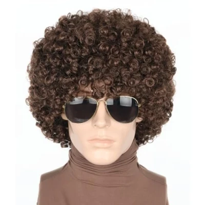 Abbildung von LeMarnia Unisex Afro Perücke 70er Disco Party
