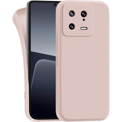 Abbildung von MyGadget Hülle für Xiaomi 13 5G robuste Silikon Schutzhülle TPU Case Slim Silikonhülle Back Cover Kratzfest Handyhülle Matt Rosa
