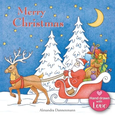 Abbildung von Merry Christmas: a beautiful colouring book for adults