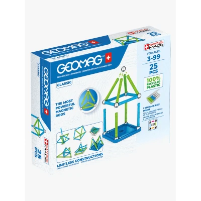 Abbildung von GEOMAG™ Magnetspielbausteine Classic, Recycled, (25 St), aus recyceltem Material