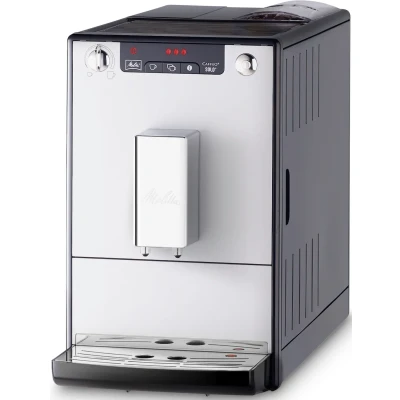 Abbildung von Melitta Kaffeevollautomat &quot;Solo E950 203, silber/schwarz&quot;, Perfekt für Café crème &amp; Espresso, nur 20cm breit