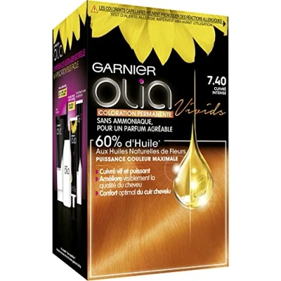 Abbildung von Garnier Olia, permanente Öl Haafarbe, ohne Ammoniak, Farbe: Kupfer