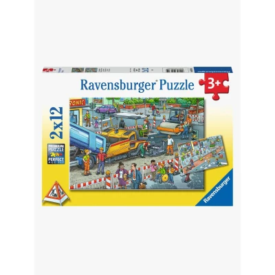 Abbildung von Ravensburger Puzzles Road Construction Site 2x12 Teile