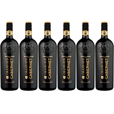 Abbildung von Grand Sud Cabernet aus Süd Frankreich Sortentypischer Trocken Rotwein (6 x 1 L)