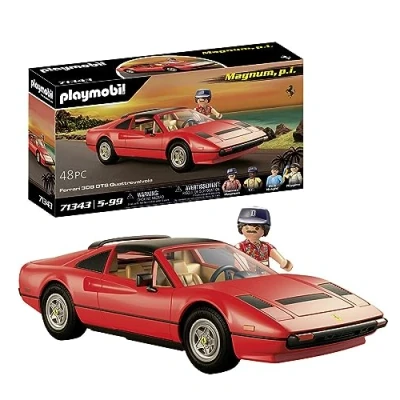Abbildung von Playmobil® Konstruktions Spielset Magnum, p.i. Ferrari 308 GTS Quattrovalvole (71343), (48 St), Made in Germany