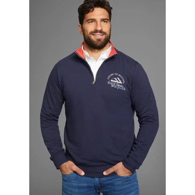 Abbildung von Man&#039;s World Sweatshirt mit Kontrastkragen NEUE KOLLEKTION