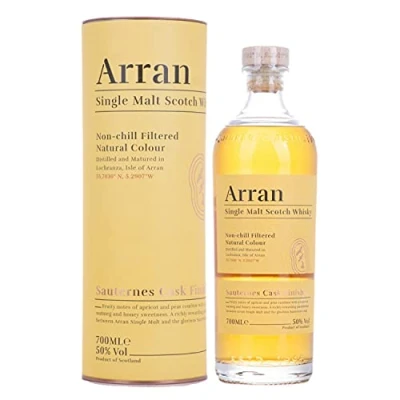 Abbildung von Arran Whisky Single Malt SAUTERNES CASK FINISH 50% Volume 0,7l in Geschenkbox