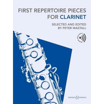 Abbildung von First Repertoire Pieces for Clarinet: Selected and edited by Peter Wastall. Klarinette und Klavier.