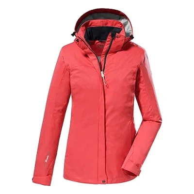 Abbildung von killtec Damen Funktionsjacke/Outdoorjacke mit abzippbarer Kapuze KOS 133 WMN JCKT, coral pink, 38, 38383 000