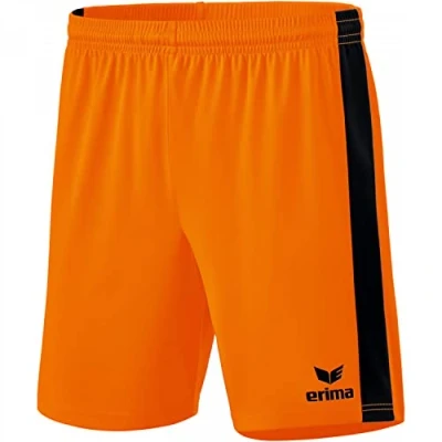 Abbildung von Erima Fussball Retro STAR kurze Sporthose, Herren, Größe: Small, Orange/schwarz