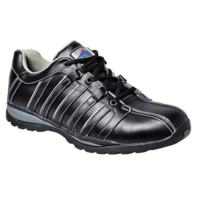 Abbildung von Portwest Steelite Arx Sicherheitsschuh S1P HRO, Größe: 48, Farbe: Schwarz, FW33BKR48