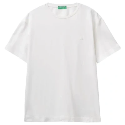 Abbildung von United Colors of Benetton Herren 3m4wu1088 T Shirt, Weiß, Large