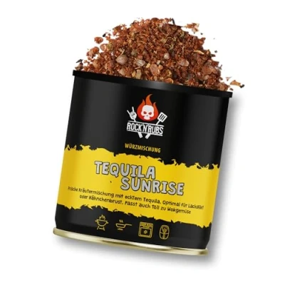 Abbildung von ROCK&#039;N&#039;RUBS Grillgewürz Tequila Sunrise BBQ Rub zum Grillen mit 130 g Dose
