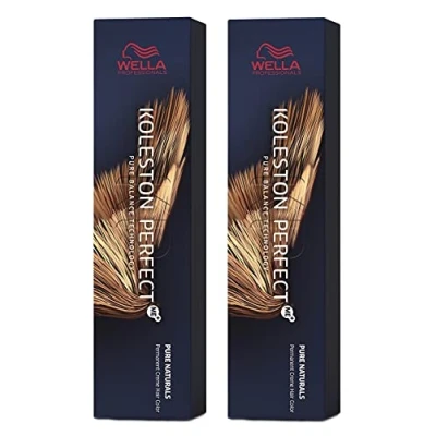 Abbildung von 3er Wella Koleston Perfect ME+ 4/3 Mittelbraun Gold 60 ml