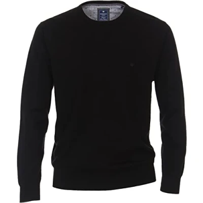 Abbildung von Redmond MIT Rundhals Ausschnitt IN Verschiedenen Strickpullover, Herren, Größe: XL, Schwarz