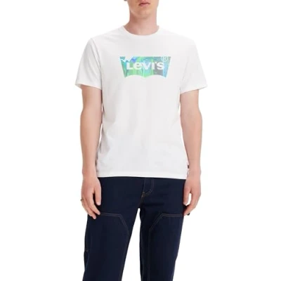 Abbildung von Levi&#039;s Tshirt print, Herren, Größe: XS, Weiß