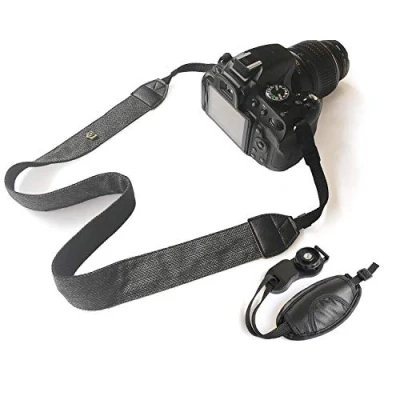 Abbildung von Bestele Kamera gurt Nacken Schulter Umhängeband und Handgriffriemen für Alle DSLR/SLR/Nikon/Canon/Sony/Lumix/Fujifilm/Ricoh/Samsung/Pentax ETC/Olympus (Kamera Handgriff)