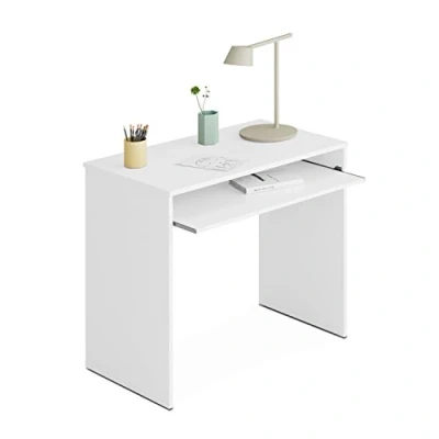 Abbildung von Habitdesign 002314BO Computertisch, Gloss White, 90 x 54 79 cm