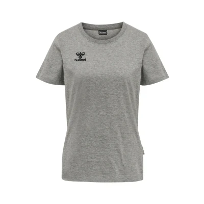 Abbildung von Hummel MOVE GRID Tshirt print, Damen, Größe: Medium, Grey melange