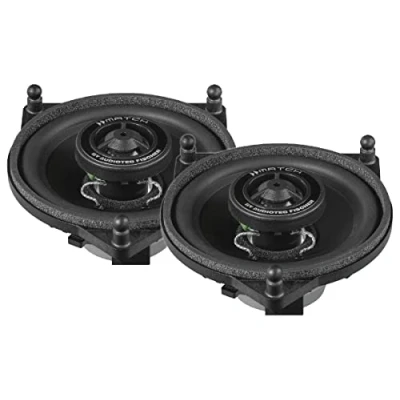 Abbildung von Helix / Match UP X4MB FRT 4&quot; 2 Wege Koaxial Frontsystem mit exklusiv entwickeltem Korb für Mercedes Fahrzeuge