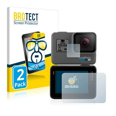 Abbildung von BROTECT (2 Stück Schutzfolie für GoPro Hero 5 Black Displayschutz Folie Ultra Klar