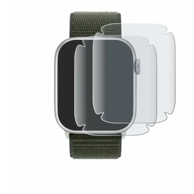 Abbildung von BROTECT Full Cover Schutzfolie Matt für Apple Watch Series 9 (41 mm) (2 Stück) Screen Displayschutz Folie, 3D Curved, Anti Reflex
