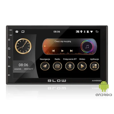 Abbildung von BLOW AVH 9930 78 320# Multimedia Autoradio 7 2 DIN 4x50