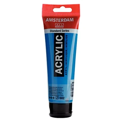Abbildung von Amsterdam Standard Series Acrylfarbe Tube 120 ml Manganblau Phthalo 582 (17095822)