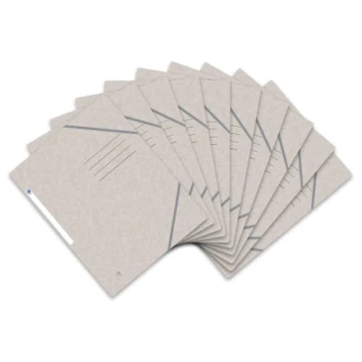 Abbildung von Oxford Top File + Eckspannermappe A4, extrastark aus Karton, beige, 10er Pack