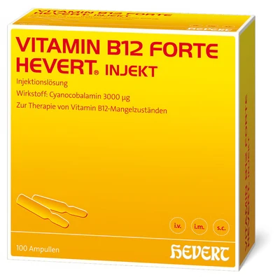 Abbildung von Vitamin B12 forte Hevert Injekt 100X2 ml