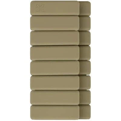 Abbildung von HEROSTRAP™ Gewichtsmanschetten aus Silikon (2x0,5 kg oder 2x1 kg) Knöchelgewichte &amp; Handgelenkgewichte für Fitness, Yoga, Pilates Physiotherapie Ankle Weights Joggen, Aerobic Krafttraining