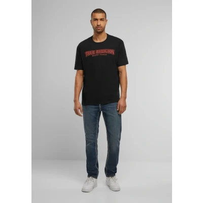 Abbildung von True Religion Herren Rocco Super T Flap 32 in Jeans, Dark Decay Wash, 50