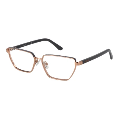 Abbildung von Guess Damen GU50123 028 Rahmen von BRILLEN Metall Gold Geometrisch Normal