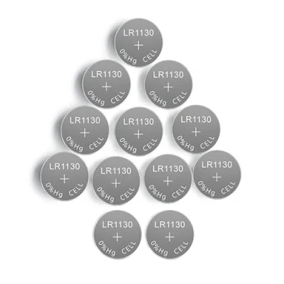 Abbildung von 12 Stücke Lithuim Knopfzellen 1 5 V LR1130/AG10/LR54/389A/189/SR1130 Lithium Batterien Für Elektronische Uhr Spielzeug Rechner Alkaline