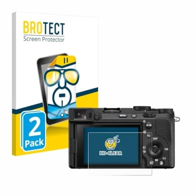 Abbildung von BROTECT (2 Stück Schutzfolie für Sony Alpha 7CR Displayschutz Folie Ultra Klar