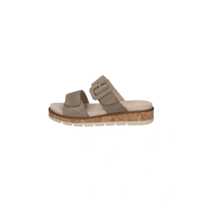 Abbildung von Caprice Pantolette flach, Damen, Größe: 41, Taupe suede Schuhe