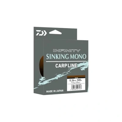 Abbildung von Daiwa Infinity Sinking Brown Nylon Angelschnur 840m / 0..34mm (9.2kg) Monofile Schnur
