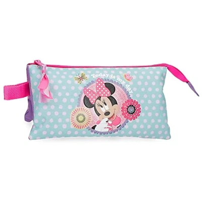 Abbildung von Disney Minnie Today is my day Triple Purple Federmäppchen, 22 x 12 5 cm, Polyester