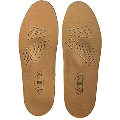 Abbildung von Antar AT53502 37 Leder Orthopädische Einlagen mit Längs und Quergewölbestütze, Größe 37, 600 g