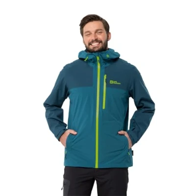 Abbildung von Jack Wolfskin Herren GO Hike Jacket M Outdoorjacke, Blue Daze, XXL