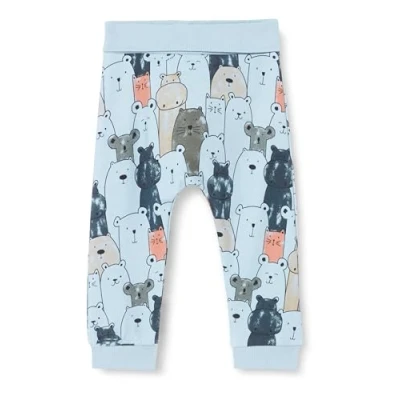 Abbildung von Name it Nbmtrish PANT Unisex Stoffhose für Kinder, Größe: 50, Zen blue