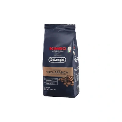 Abbildung von De&#039;Longhi Kimbo DLSC612 Kaffeebohnen 100% Arabica für Kaffeevollautomaten, 250 g, mittlere Röstung, süßer Geschmack und Karamellaroma, Herkunft Brasilien Peru