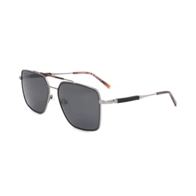 Abbildung von SALVATORE FERRAGAMO Unisex SF298S Sunglasses, 037 Dark Ruthenium Brown, 52