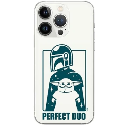 Abbildung von ERT GROUP Handyhülle für iPhone 13 PRO MAX Original und offiziell Lizenziertes Star Wars Muster Baby Yoda 034 optimal an die Form des Handy angepasst, hülle aus TPU